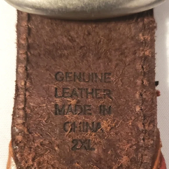 Multicolored Woven Womens Leather Belt Size 2XL Boho Western Southwestern - Picture 5 of 14